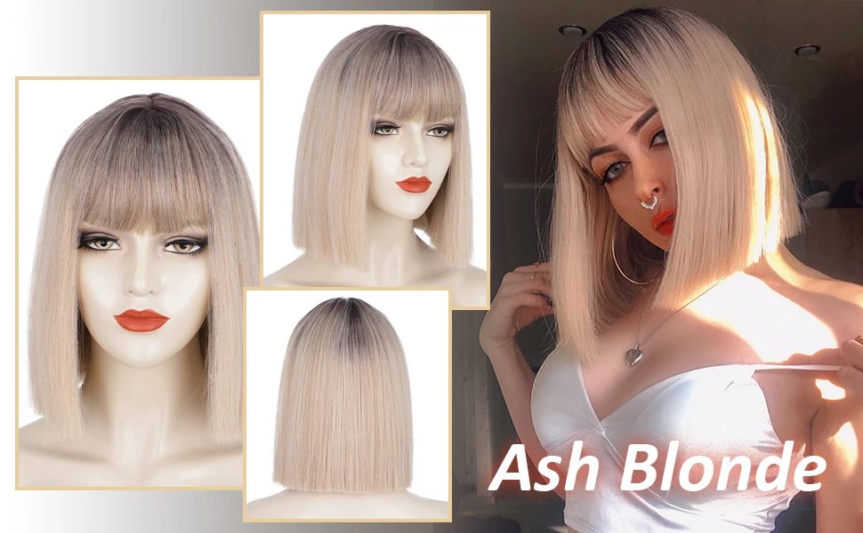 Short Bob Synthetic Hair Wig