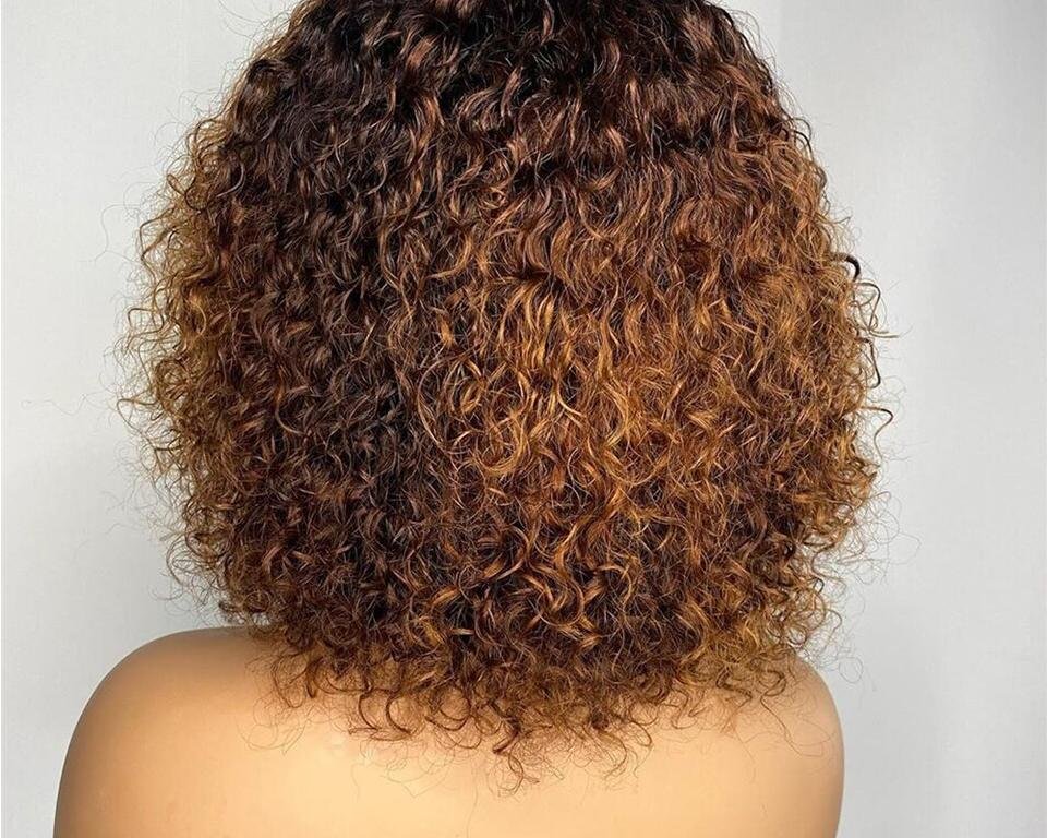 Curly Short Human Hair Wig