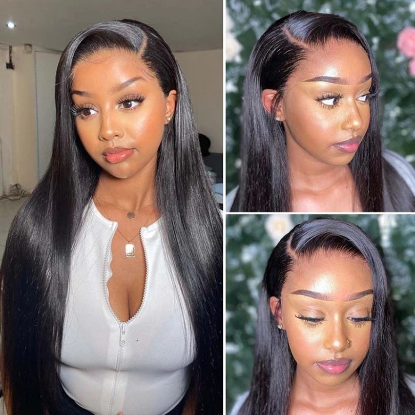 Straight Human Hair Lace Front Wig